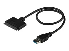 StarTech.com SATA to USB Cable USB 3.0 to 2.5&quot; SATA III Hard Drive Adapter - External Converter for SSD/HDD Data Transfer (USB3S2SAT3CB) - Diskkontroller - 2.5&quot; - SATA 6Gb/s - USB 3.0