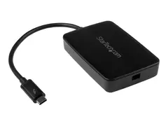 StarTech.com Thunderbolt 3 to Thunderbolt 2 Adapter, TB3 Laptop to TB2 Displays &amp; Devices, Thunderbolt 2 20Gbps or Thunderbolt 1 10Gbps, TB3 to TB2 Converter, TB3 Certified, Windows &amp; Mac 8in Attached Cable (TBT3TBTADAP) - Thunderbolt-adapter - Mini DisplayPort (hunn) til 24 pin USB-C (hann) - 28 cm - svart - for P/N: TB3DK2DPM2, TB3DK2DPPDUE, TB3DKDPMAW, TB3DKDPMAWUE, TB3DOCK2DPPD, TB3DOCK2DPPU