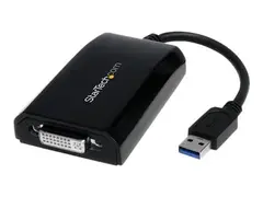 StarTech.com USB 3.0 to DVI / VGA Adapter 2048x1152 - External Video &amp; Graphics Card - Dual Monitor Display Adapter Cable - Supports Mac &amp; Windows (USB32DVIPRO) - USB / DVI-adapter - USB-type A til DVI-I - 15.2 cm