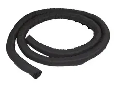 StarTech.com 15&#39; (4.6m) Cable Management Sleeve, Flexible Coiled Cable Wrap, 1-1.5&quot; diameter Expandable Sleeve, Polyester Cord Manager/Protector/Concealer, Black Trimmable Cable Organizer Cable &amp; Wire Hider (WKSTNCM2) - Kabelskjuler - svart - 4.6 m