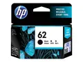 HP 62 - Svart - original - blister - blekkpatron for Envy 55XX, 56XX, 76XX; Officejet 200, 250, 57XX, 8040