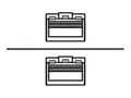 Lenovo - 25GBase-CU direkte tilkoblingskabel SFP28 til SFP28 - 3 m - passiv - for ThinkSystem DE4000H Hybrid; SD630 V2; SR250 V2; SR650 V2; ST250 V2; ST50 V2; ST650 V2