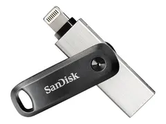 SanDisk iXpand Go - USB-flashstasjon 128 GB - USB 3.0 / Lightning