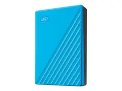 WD My Passport WDBPKJ0040BBL - Harddisk kryptert - 4 TB - ekstern (b&#230;rbar) - USB 3.2 Gen 1 - 256-bit AES - bl&#229;