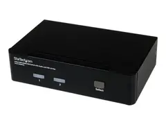 StarTech.com 2 Port USB HDMI KVM Switch with Audio and USB 2.0 Hub 1080p (1920 x 1200), Hotkey Support - Dual Port Keyboard Video Monitor Switch (SV231HDMIUA) - KVM / lyd / USB-svitsj - 2 x KVM/lyd/USB - 1 lokalbruker - stasjon&#230;r - for P/N: IM12D1500P, SVA12M2NEUA, SVA12M5NA