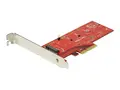 StarTech.com M2 PCIe SSD Adapter x4 PCIe 3.0 NVMe / AHCI / NGFF / M-Key - Low Profile and Full Profile - SSD PCIe M.2 Adapter (PEX4M2E1) - Grensesnittsadapter - M.2 - Expansion Slot to M.2 - M.2 Card - PCIe x4 - r&#248;d - for P/N: BNDTB10GI, BNDTB210GSFP, BNDTB310GNDP, BNDTB410GSFP, BNDTB4M2E1, BNDTBUSB3142