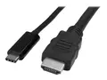 StarTech.com USB C to HDMI Cable 3 ft / 1m - USB-C to HDMI 4K 30Hz - USB Type C to HDMI - Computer Monitor Cable (CDP2HDMM1MB) - Ekstern videoadapter - USB-C - HDMI - for P/N: TB33A1C