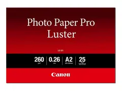 Canon Photo Paper Pro Luster LU-101 - Glans 260 mikroner - A2 (420 x 594 mm) - 260 g/m&#178; - 25 ark fotopapir