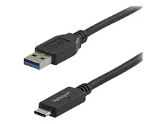 StarTech.com 3 ft 1m USB to USB C Cable - USB 3.1 10Gpbs USB-IF Certified (USB31AC1M) - USB-kabel - 24 pin USB-C (hann) til USB-type A (hann) - USB 3.1 - 1 m - svart - for P/N: DKM30CHDPD, DKM30CHDPDUE, HB31C2A2CME, HB31C3A1CME, PEXUSB312A1C1H, PEXUSB312A2C2V