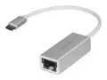 StarTech.com USB-C to Gigabit Ethernet Adapter Aluminum - Thunderbolt 3 Port Compatible - USB Type C Network Adapter (US1GC30A) - Nettverksadapter - USB-C - Gigabit Ethernet - s&#248;lv