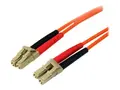 StarTech.com 3m Fiber Optic Cable - Multimode Duplex 50/125 LSZH - LC/LC - OM2 - LC to LC Fiber Patch Cable - Nettverkskabel - LC multimodus (hann) til LC multimodus (hann) - 3 m - fiberoptisk - dupleks - 50 / 125 mikroner - for P/N: GLCLHSMDSTTA, GLCSXMMDST, GLCSXMMDSTT, JD118BST, MASFP1GBSXST, SFP100BFXST