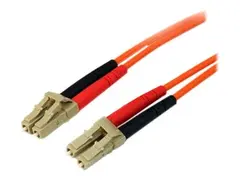 StarTech.com 3m Fiber Optic Cable Multimode Duplex 50/125 - LSZH - LC/LC - OM2 - LC to LC Fiber Patch Cable - Nettverkskabel - LC multimodus (hann) til LC multimodus (hann) - 3 m - fiberoptisk - dupleks - 50 / 125 mikroner - for P/N: GLCLHSMDSTTA, GLCSXMMDST, GLCSXMMDSTT, JD118BST, MASFP1GBSXST, SFP100BFXST