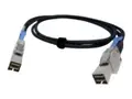 QNAP CAB-SAS05M-8644 - SAS ekstern kabel SAS 12Gbit/s - 36 pin 4x Mini SAS HD (SFF-8644) (hann) til 36 pin 4x Mini SAS HD (SFF-8644) (hann) - 50 cm - svart - for QNAP QXP-1620S-B3616W