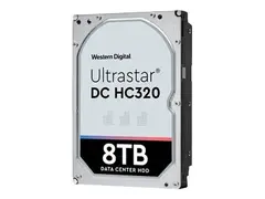 WD Ultrastar DC HC310 HUS728T8TAL5201 Harddisk - kryptert - 8 TB - intern - 3.5&quot; - SAS 12Gb/s - 7200 rpm - buffer: 256 MB - TCG Encryption