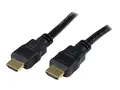 StarTech.com 0.3m 1ft Short High Speed HDMI Cable Ultra HD 4k x 2k HDMI Cable - HDMI M/M - 30cm HDMI 1.4 Cable - Audio/Video Gold-Plated (HDMM30CM) - HDMI-kabel - HDMI hann til HDMI hann - 30 cm - dobbeltisolert - svart