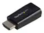 StarTech.com Compact HDMI to VGA Adapter Converter Ideal for Chromebooks Ultrabooks &amp; Laptops - 1920x1200/1080p - Video adapter - HDMI hann til HD-15 (VGA) hunn - 4.5 cm - svart - aktiv - for P/N: DKT30CSDHPD3, SV211HDUC, SV221HUC4K