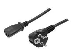 StarTech.com 2m (6ft) Computer Power Cord, 18AWG, EU Schuko to C13 Power Cord, 10A 250V, Black Replacement AC Cord, TV/Monitor Power Cable, Schuko CEE 7/7 to IEC 60320 C13 Power Cord PC Power Supply Cable - Str&#248;mkabel - power IEC 60320 C13 til power CEE 7/7 (hann) - 1.8 m - svart - for P/N: KITBXAVHDPEU, KITBXDOCKPEU