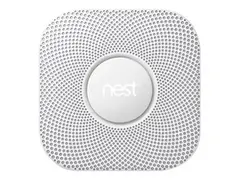 Nest Protect 2nd Generation - Flerform&#229;lssensor tr&#229;dl&#248;s - 802.11b/g/n, Bluetooth 4.0, 802.15.4 - hvit