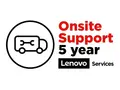 Lenovo Onsite Upgrade - Utvidet serviceavtale deler og arbeid (for system med 3-&#229;rs garanti p&#229; stedet) - 5 &#229;r (fra opprinnelig kj&#248;psdato for utstyret) - p&#229; stedet - for ThinkStation P300; P310; P320; P330; P330 Gen 2; P340; P348; P350; P360