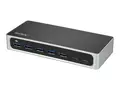 StarTech.com 7 Port USB C Hub with Fast Charge Port, USB-C to 5x USB-A 2x USB-C USB 3.0 (USB 3.1/3.2 Gen 1 SuperSpeed 5Gbps), Self Powered Type-C Hub w/ Power Adapter, Desktop/Laptop Hub Windows/macOS/Linux (HB30C5A2CSC) - Hub - 5 x SuperSpeed USB 3.0 + 2 x USB-C - stasjon&#230;r