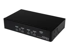 StarTech.com 4 Port DisplayPort KVM Switch w/ Audio USB, Keyboard, Video, Mouse, Computer Switch Box for 2560x1600 DP Monitor (SV431DPUA) - KVM / lyd / USB-svitsj - 4 x KVM/lyd/USB - 1 lokalbruker - stasjon&#230;r - for P/N: DP4N1USB6, IM12D1500P, SV431RACK, SVA12M2NEUA, SVA12M5NA