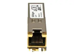 StarTech.com Cisco GLC-T Compatible SFP Module, 1000BASE-T, SFP to RJ45 Cat6/Cat5e, 1GE Gigabit Ethernet SFP, RJ-45 (Copper) 100m, Cisco Firepower, ASR920, IE2000 Mini GBIC Transceiver Lifetime Warranty (GLCTST) - SFP (mini-GBIC) transceivermodul (tilsvarer: Cisco GLC-T) - 1GbE - 1000Base-T - RJ-45 - opp til 100 m