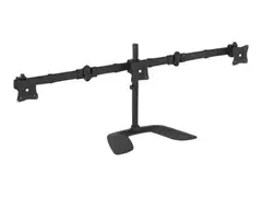 StarTech.com Triple Monitor Stand for VESA Mount Monitors up to 27&quot; Steel (ARMBARTRIO2) - Stativ (endekapsler, stang, sokkelplate, tverrstang, skiver, spindel, krage, 2 skjermarmer, VESA-monteringsbrakett, 2 tommelskruer) - justerbar arm - for 3 skjermer - plastikk, aluminium, st&#229;l - svart - skjermst&#248;rrelse: 13&quot;-27&quot; - stativmonterbar - for P/N: DK30CH2DPPD, USB3DOCKH2DP