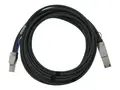 QNAP - SAS ekstern kabel - SAS 6Gbit/s 36 pin 4x Mini SAS HD (SFF-8644) (hann) til 26-stifts 4x Mini SAS (hann) - 3 m - svart - for P/N: QXP-820S-B3408