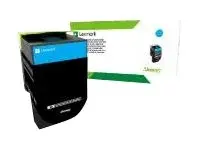 Lexmark 702CE - Cyan - original - tonerpatron LCCP, LRP, Lexmark Corporate for Lexmark CS310dn, CS310n, CS410dn, CS410dtn, CS410n, CS510de, CS510dte