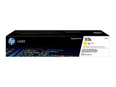 HP 117A - Gul - original - tonerpatron (W2072A) for Color Laser 150a, 150nw, MFP 178nw, MFP 178nwg, MFP 179fnw, MFP 179fwg