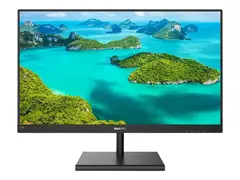 Philips E-line 275E1S - LED-skjerm 27&quot; - 2560 x 1440 QHD @ 75 Hz - IPS - 250 cd/m&#178; - 1000:1 - 4 ms - HDMI, VGA, DisplayPort - teksturert svart