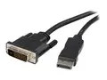 StarTech.com 10 ft DisplayPort to DVI Video Adapter Converter Cable M/M (DP2DVIMM10) - DisplayPort-kabel - DisplayPort (hann) til DVI-D (hann) - 3 m - svart - for P/N: DPPNLFM3, DPPNLFM3PW