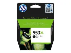 HP 953XL - 42.5 ml - H&#248;y ytelse svart - original - hengeboks - blekkpatron - for Officejet Pro 7740, 8210, 8216, 8218, 8710, 8720, 8730, 8740