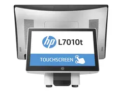 HP L7010t Retail Touch Monitor LED-skjerm med KVM-svitsj - 10.1&quot; - ber&#248;ringsskjerm - 1280 x 800 @ 60 Hz - TN - 220 cd/m&#178; - 800:1 - 30 ms - DisplayPort - HP-svart, asteroide - for HP t640; EliteDesk 800 G6; Engage One Essential; RP9 G1 Retail System 9118