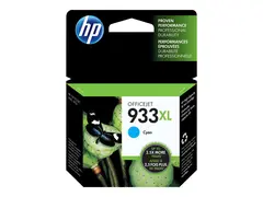 HP 933XL - H&#248;y ytelse - cyan - original - blekkpatron for Officejet 6100, 6600 H711a, 6700, 7110, 7510, 7610, 7612