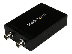 StarTech.com SDI to HDMI Converter 3G SDI to HDMI Adapter with SDI Loop Through Output - SDI to HDMI Audio/Video Adapter - 755ft (230m) (SDI2HD) - Videokonverter - 3G-SDI - HDMI, 3G-SDI - svart