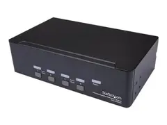 StarTech.com DisplayPort KVM - 4 port - 4K 60Hz Dual Monitor KVM - DisplayPort Switch - KVM DisplayPort - Desktop KVM Switch (SV431DPDDUA2) - KVM / lyd / USB-svitsj - 4 x KVM/lyd/USB - 1 lokalbruker - stasjon&#230;r, rackmonterbar