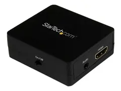 StarTech.com HDMI Audio Extractor HDMI to 3.5mm Audio Converter - 2.1 Stereo Audio - 1080p (HD2A) - HDMI-lydsignalutskiller