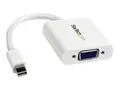 StarTech.com Mini DisplayPort to VGA Adapter White - 1080p - Thunderbolt to VGA Monitor Adapter - Mini DP to VGA Converter (MDP2VGAW) - Videokonverter - VGA - DisplayPort - hvit