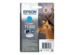 Epson T1302 - 10.1 ml - XL - cyan original - bl&#230;re med RF/lyd-alarm - blekkpatron - for Stylus Office BX535, BX630, BX635, BX935; WorkForce WF-3520, 3530, 3540, 7015, 7515, 7525