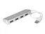 StarTech.com 4 Port Portable USB 3.0 Hub with Built-in Cable Aluminum and Compact USB Hub (ST43004UA) - Hub - 4 x SuperSpeed USB 3.0