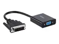 StarTech.com DVI-D to VGA Active Adapter Converter Cable 1080p - DVI to VGA Converter box (DVI2VGAE) - Video adapter - DVI-D, Micro-USB type B (kun str&#248;m) til HD-15 (VGA) (hunn) - 24.8 m - aktiv, 1920 x 1200 (WUXGA)-st&#248;tte - svart