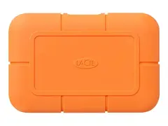 LaCie Rugged SSD STHR1000800 - SSD - kryptert 1 TB - ekstern (b&#230;rbar) - USB 3.1 Gen 2 / Thunderbolt 3 (USB-C kontakt) - Self-Encrypting Drive (SED)