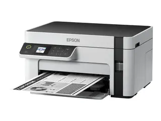 Epson EcoTank ET-M2120 - Multifunksjonsskriver S/H - ink-jet - A4/Legal (medie) - opp til 15 spm (trykking) - 150 ark - USB, Wi-Fi - hvit