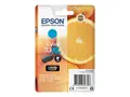 Epson 33XL - 8.9 ml - XL - cyan original - blister - blekkpatron - for Expression Home XP-635, 830; Expression Premium XP-530, 540, 630, 635, 640, 645, 830, 900