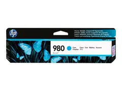 HP 980 - 86.5 ml - cyan - original - blekkpatron for Officejet Enterprise Color MFP X585; Officejet Enterprise Color Flow MFP X585