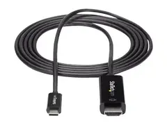 StarTech.com 6ft (2m) USB C to HDMI Cable, 4K 60Hz USB Type C to HDMI 2.0 Video Adapter Cable, Thunderbolt 3 Compatible, Laptop to HDMI Monitor/Display, DP 1.2 Alt Mode HBR2 Cable, Black 4K USB-C Video Cable (CDP2HD2MBNL) - Adapterkabel - 24 pin USB-C hann til HDMI hann - 2 m - svart - st&#248;tte for 4K 60 Hz (3840 x 2160) - for P/N: TB4CDOCK