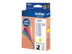 Brother LC223Y - Gul - original blekkpatron - for Brother DCP-J4120, J562, MFC-J4625, J480, J5320, J680, J880; Business Smart MFC-J4420