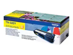 Brother TN320Y - Gul - original - tonerpatron for Brother DCP-9055, DCP-9270, HL-4140, HL-4150, HL-4570, MFC-9460, MFC-9465, MFC-9970