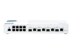 QNAP QSW-M408-4C - Switch - Styrt 8 x 10/100/1000 + 4 x kombo 10 Gigabit SFP+ - stasjon&#230;r